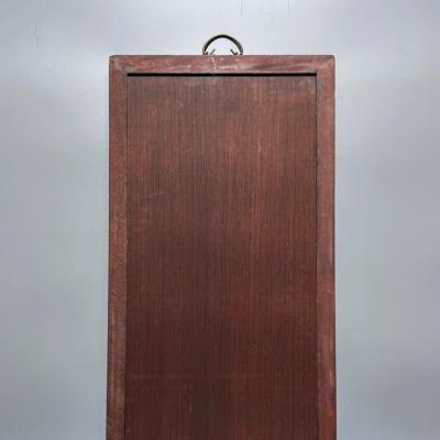 TRANH SỨ KHUNG GỖ – TÍCH QUAN CÔNG MEN CHÀM